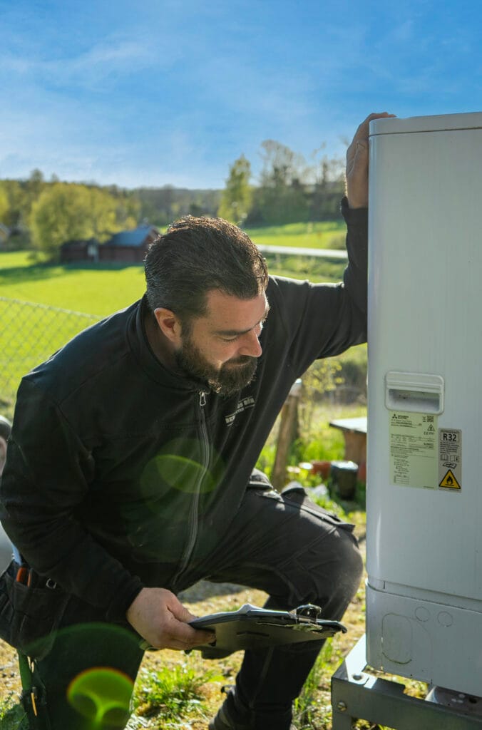 Byta luft/vatten värmepump i Borås och Ulricehamn med omnejd
